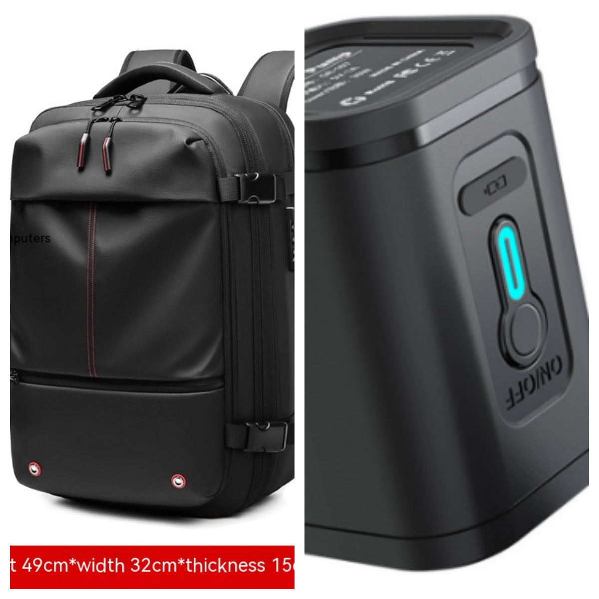 Travel Backpack Men's Business Multifunction Computer Bag Vacuum Compression Large-capacity Backpack 6f962958 8b51 4ebb 8d7d
