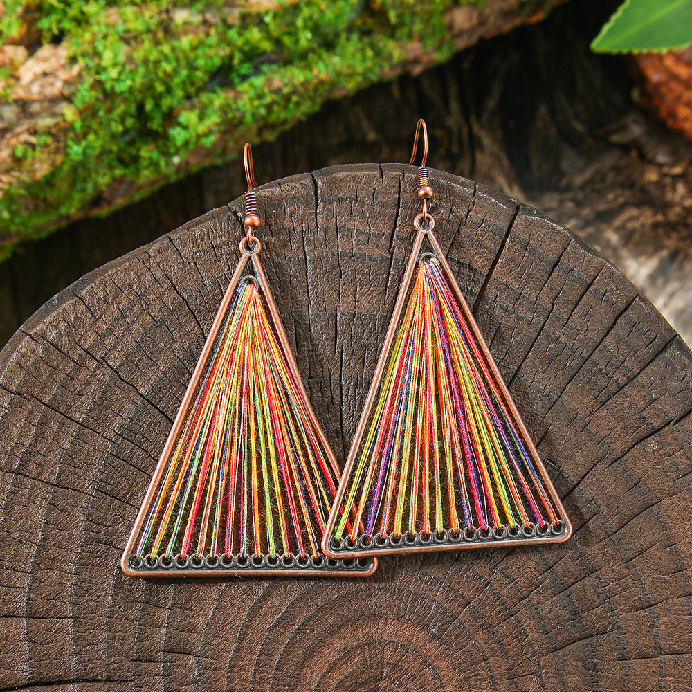 Vintage Bohemian Style Hand-woven Tassel Earrings 6fdb996a bbf3 4a32 992a d63059d5e51f