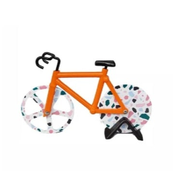 Pizza Cutter Stainless Steel Bicycle Shape Wheel Bike Roller Pizza Chopper Slicer Pizza Cutting Knife Kitchen Tools 704679096
