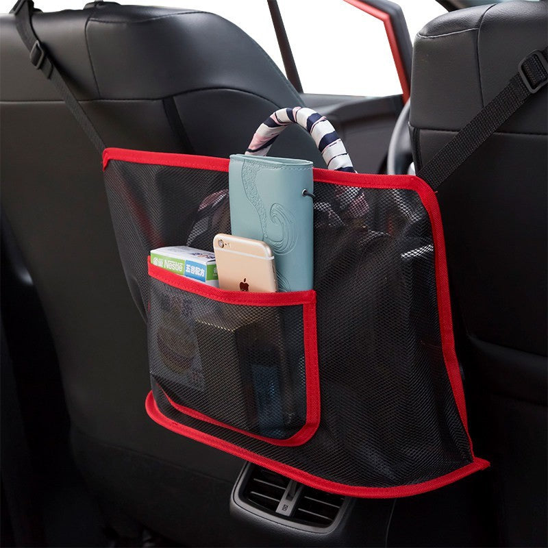 Car Net Pocket Handbag Holder Car Seat Storage 704927920057