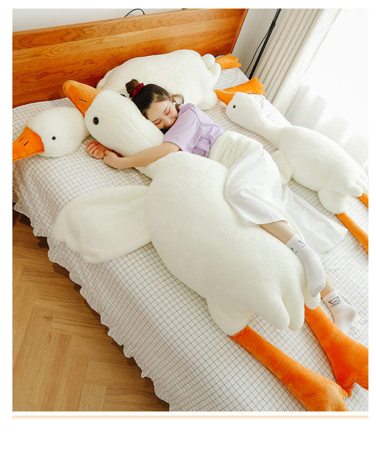 Cute Big White Geese Pillow Plush Toy 706351a3 a7d9 4a24 9228 aad6d48ecb9b