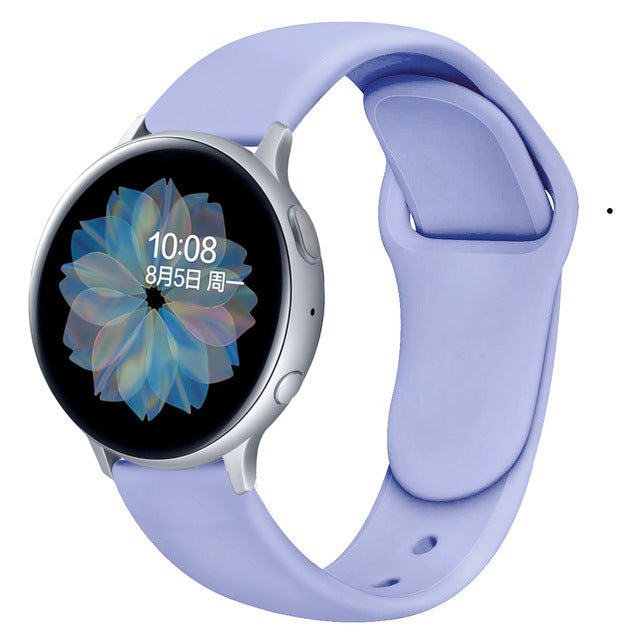 Suitable For Galaxy Active 2 Reverse Buckle Silicone Strap 20 22mm Sports Inner Buckle Strap - 图片 5