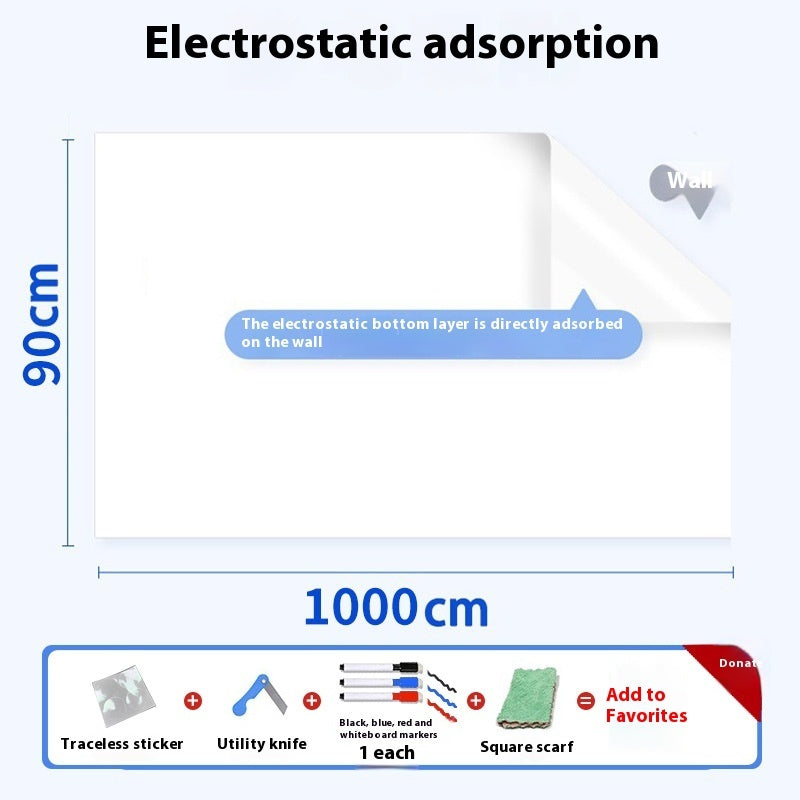 Plastic Electrostatic Adsorption Whiteboard Wall Sticker 709b8c13 5791 4e4d 87b9 c3683a2858e5 trans