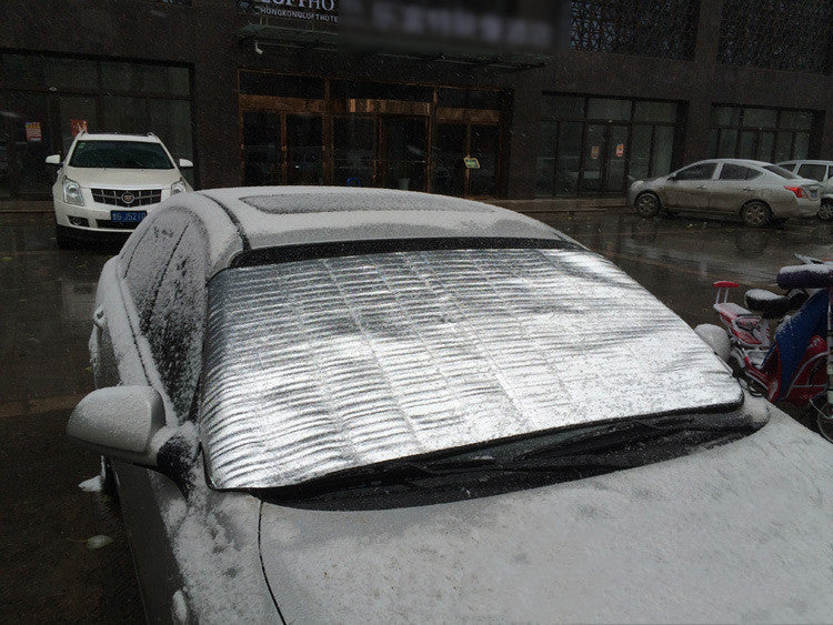 150 X 70cm Car Sunshade Front Windshield Snow Frost Sunscreen Insulation Front And Rear Sun Anti-Snow Block - HD Wireless Product #4