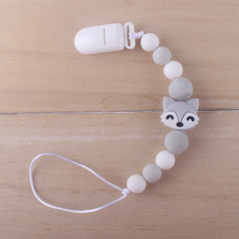 Baby silicone nipple chain clip 714161081570