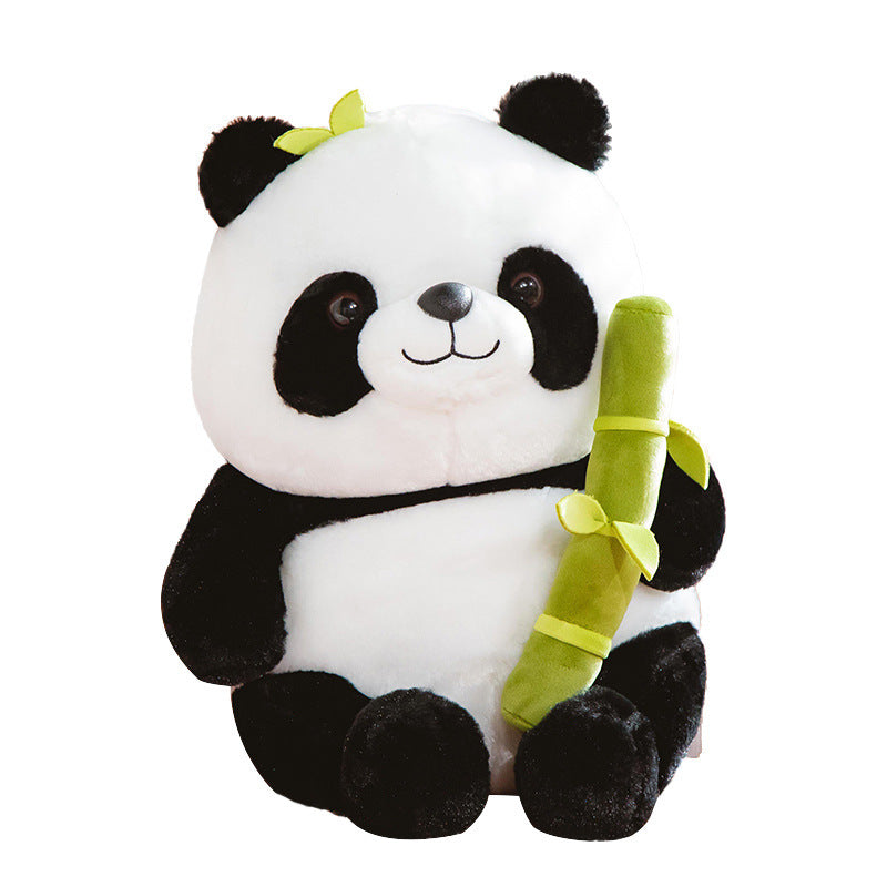 Simulated Bamboo Tube Flower Panda Pillow 714edec4 e7f5 46d8 8cc3 811421ed90ad
