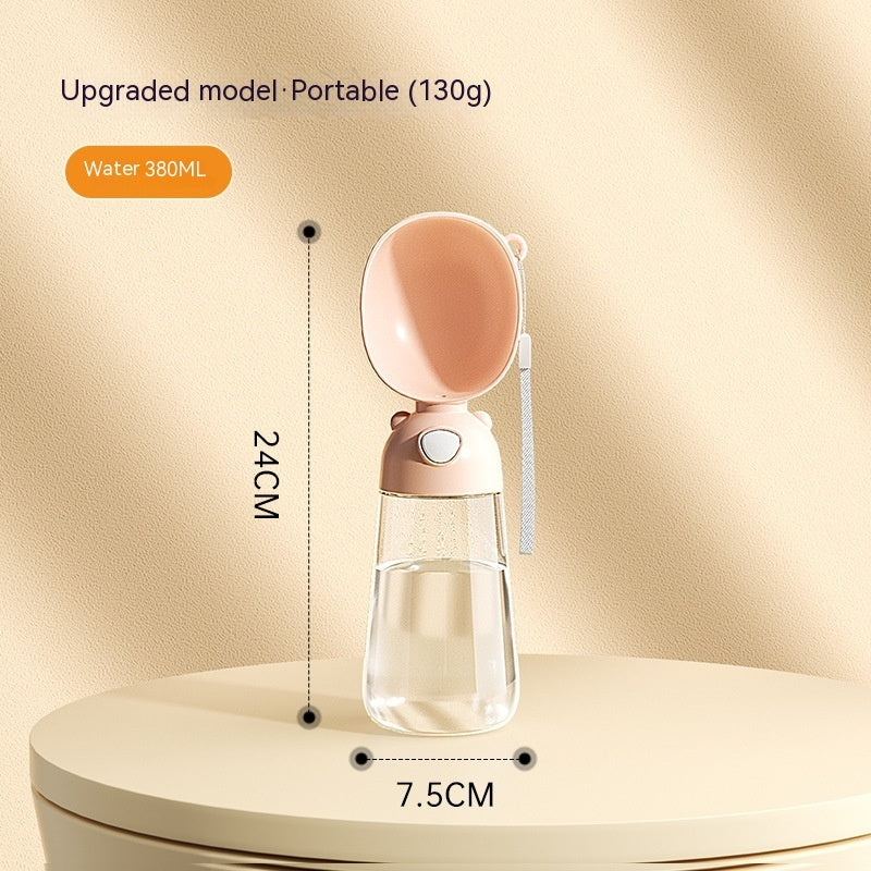 Portable Dog Water Bottle Food And Water Container For Pet Pets Feeder Bowl Outdoor Travel Drinking Bowls Water Dispenser 717