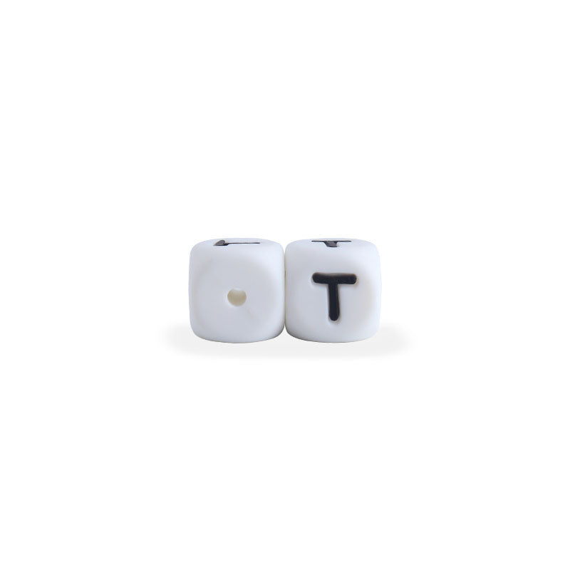 12mm Baby Products 26 Silicone English Alphabet Beads Teeth Accessories - HD Wireless Product #25