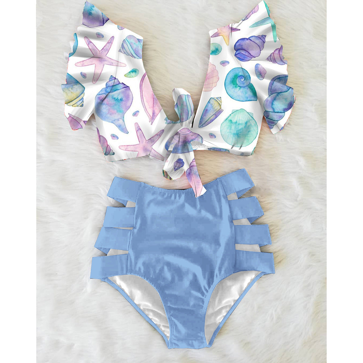 Women's Flounced Bikini Split Swimsuit 71fd91c6 b7d6 42c8 907c b05513c534c6