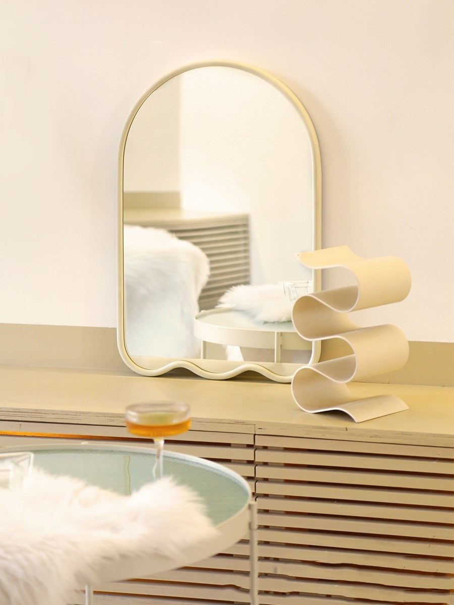 Cream White Ghost Shaped Mirror 723a69ae b8f9 4af8 81b2 1791803da9b7