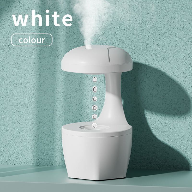 New Arrival Portable 800ml H2o Anti Gravity Usb Air Water Droplet Cool Mist Smooth Sailing Aromatherapy Humidifier For Bedroo