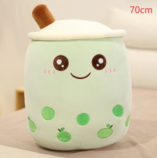 Cute Fruit Drink Plush Stuffed Soft Strawberry Milk Tea Plush Boba Tea Cup Toy Bubble Tea Pillow Cushion Kids Gift 724a591c 5