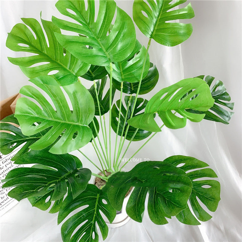 Simulation Fake Flower 18 Fork Monstera Creative 728d31d6 1627 4c0f b304 b93c5086414a