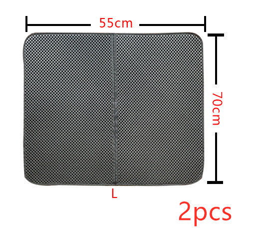 Double Layer Litter Cat Bed Pads Pet Cat Litter Mat Trapping Pets Litter Box Mat Pet Product Bed For Cats House Clean Mat 729