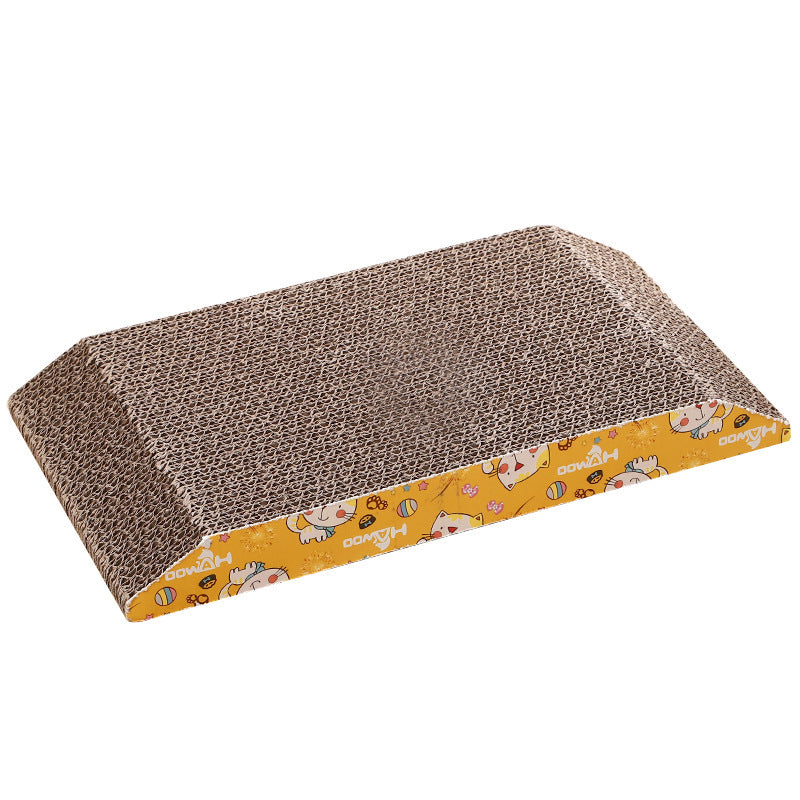 Trapezoidal corrugated cat scratching board 73327259371