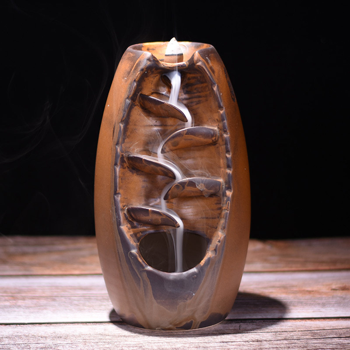 Multi-layers Ceramic Back flow Incense Burner 734003046920