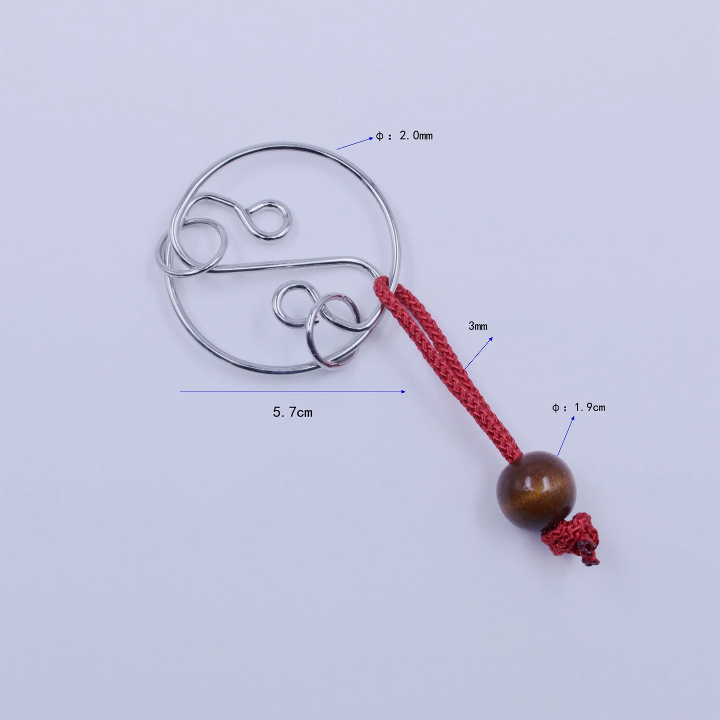 Wisdom wheel Unlock the ring to unlock the intelligence buckle Educational toys 735160270511