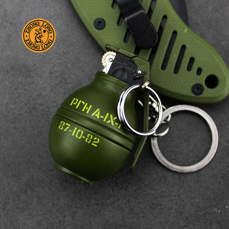 Metal Portable Grenade Modeling Inflatable Grinding Wheel Open Flame Lighter 7388eb37 6867 40ff 863c d7da74c2bf41