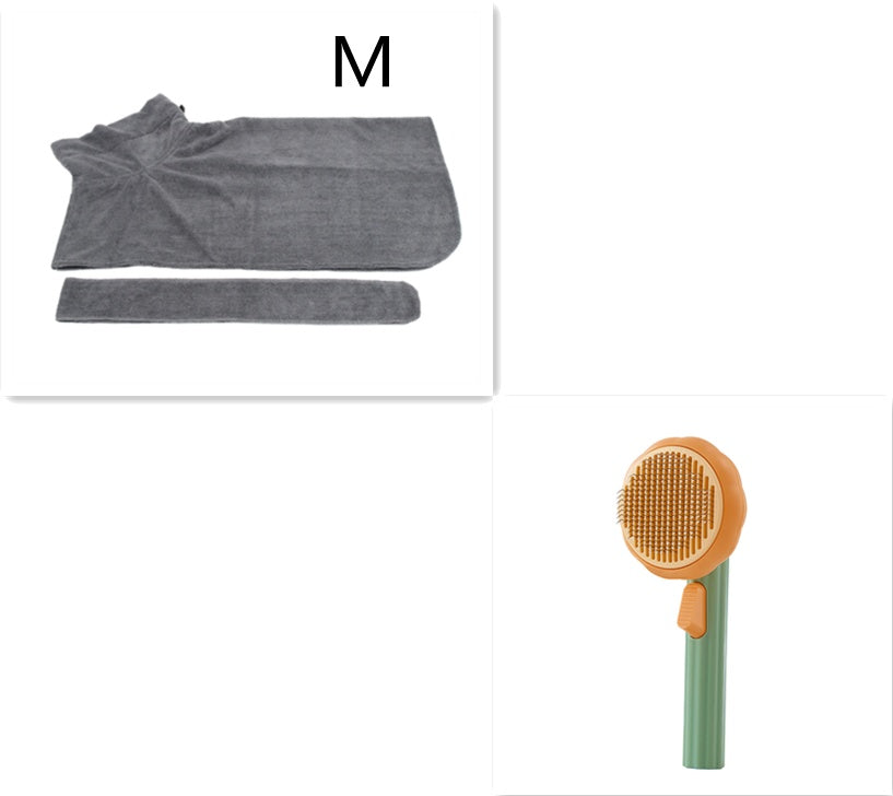 New Pet Cat Brush Hot Selling Hand-held Steel Wire Self-cleaning Comb Looper For Hair Removal 74157c9c 2f11 4d52 96c7 9a666ea