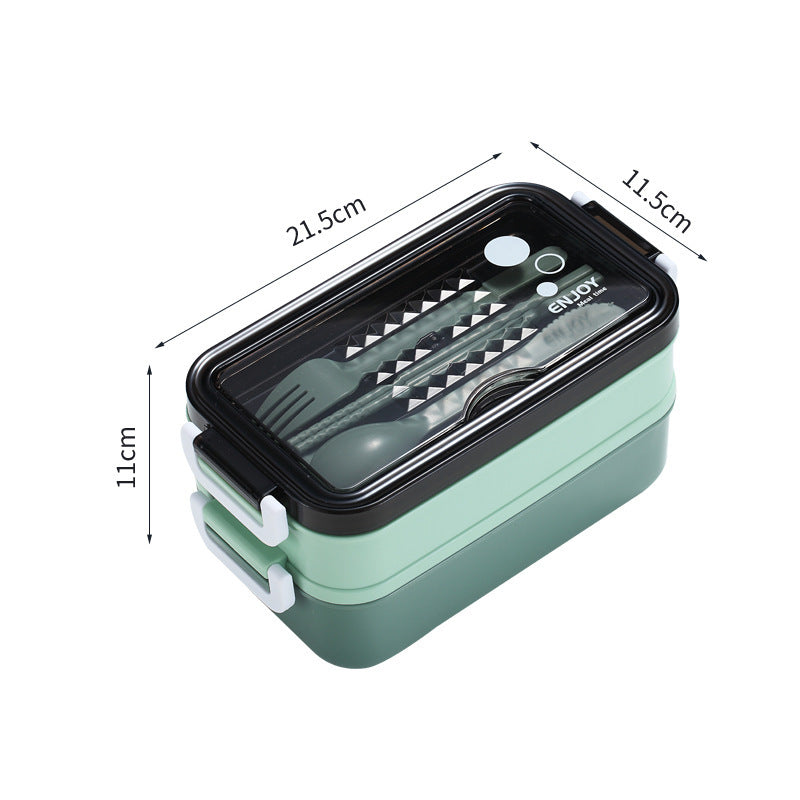 MultilayerLlunch Box Bento Box Plastic Office Car Available 7472893688661