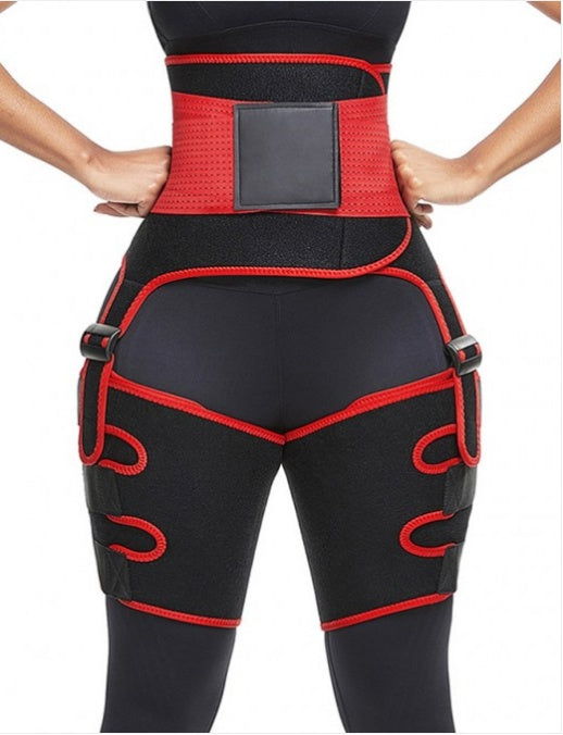 Sports Waist Belt Adjustable One-piece Girdle Leg Straps 747800780618