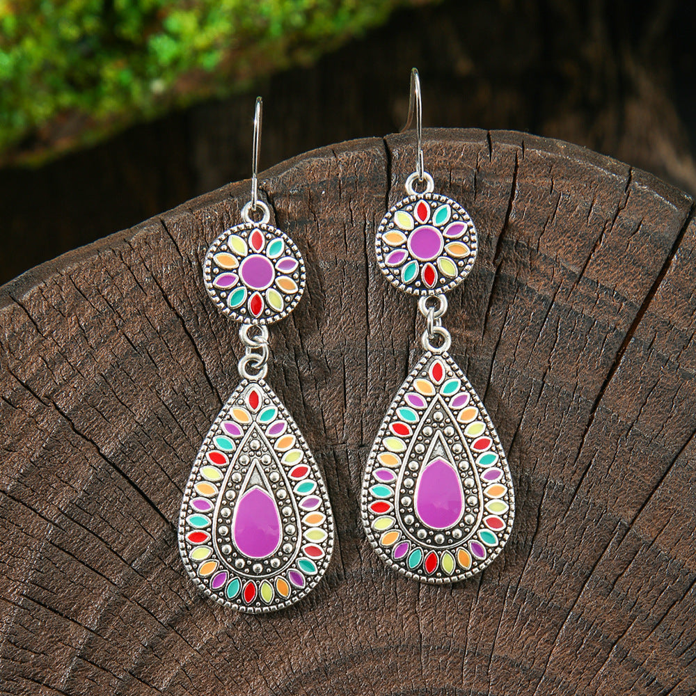 Vintage Bohemian Style Hand-woven Tassel Earrings 74c3bff5 6a6b 4a5c abfe 836cdade8983