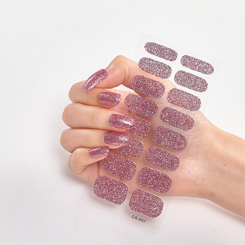 16 Small Stickers Gradient Glitter Nail Stickers - HD Wireless Product #10