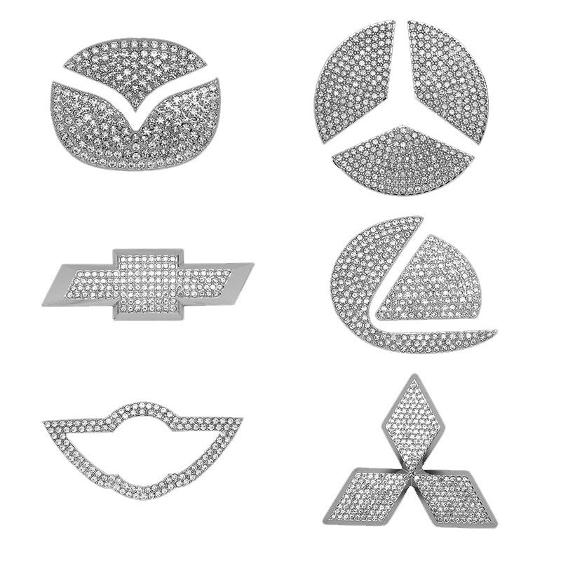 Car Steering Wheel Labeling Diamond Decorative Sticker 756f6877 5968 4980 9eb9 cad7c134b59c