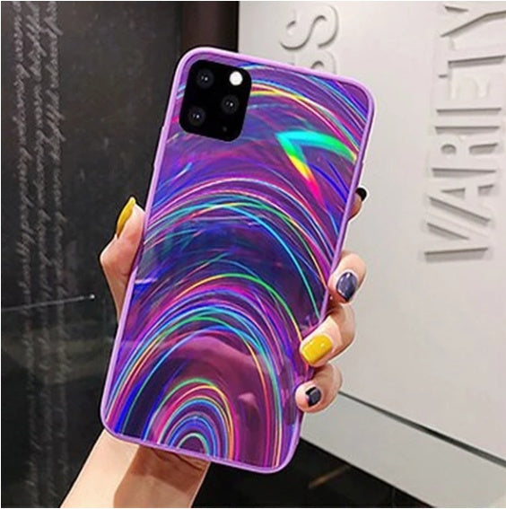 Rainbow Mirror Soft Case Phone Case 757431527597