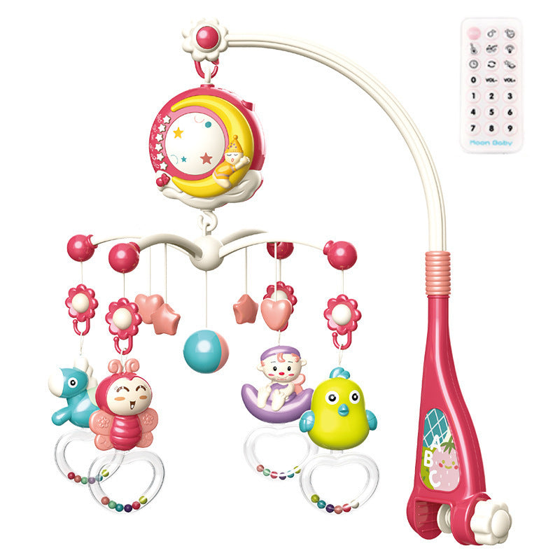 Baby Rattles Crib Mobiles Toy Holder Rotating Mobile Bed Bell Musical Box Projection Newborn Infant Baby Boy Toys 7584ee73 bf
