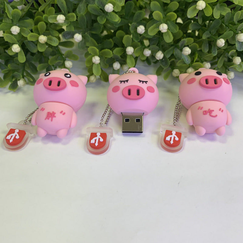 Cartoon Silicone Doll Pig U Disk 758fa19f a43f 4b2a 928a 9fbb162778ba