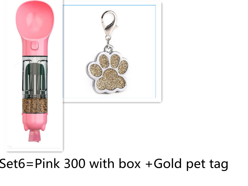 Pet multifunctional water cup Going with the dog 759282c1 5f89 4745 b362 7bc820dc3319