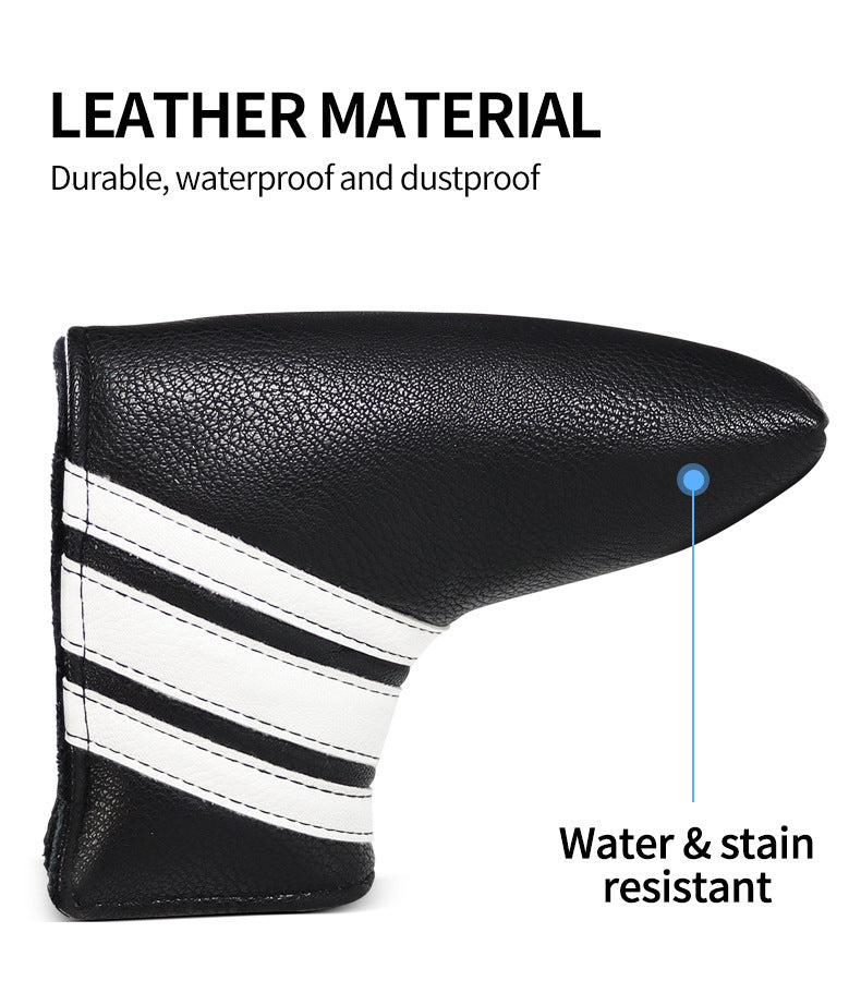 Club Head Cover Golf Push Rod Case PU Cue Sleeve Supplies