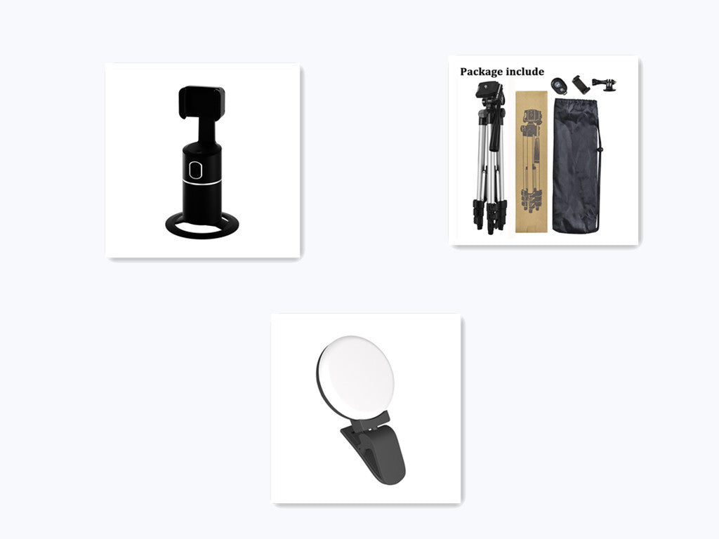 Smart Face Recognition Tracking PTZ Mobile Phone Stand Anchor Live Broadcast Stand - 图片 25