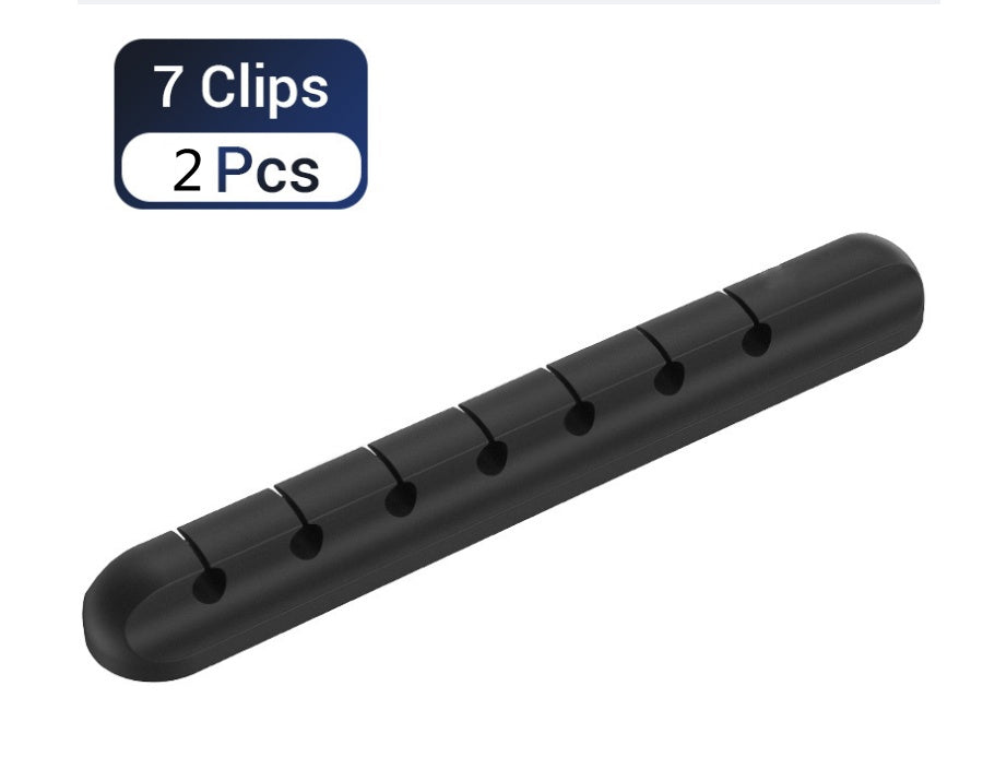 Silicone USB Cable Winder Desktop Cable Organizer Management Multipurpose Clips Cables Protector For Wired Headphones - 图片 17