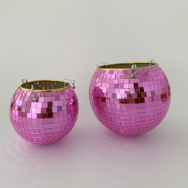 Cross-border Disco Ball Planter Hanging Mirror Spherical Plastic Flowerpot 7667b17d 6f51 42ec 9740 f856dc48a342