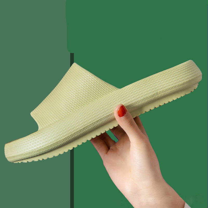New Household Foot Feces Slippers Female Bathroom Bathing Couple Home Sandals And Slippers Male Summer Outer Wear Thick 76e3c