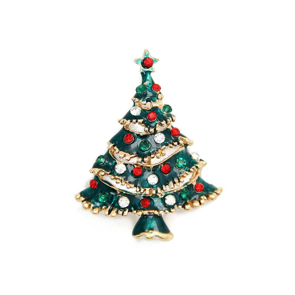 Christmas Tree Brooch Pin Women Girls Jewelry 7706172029709