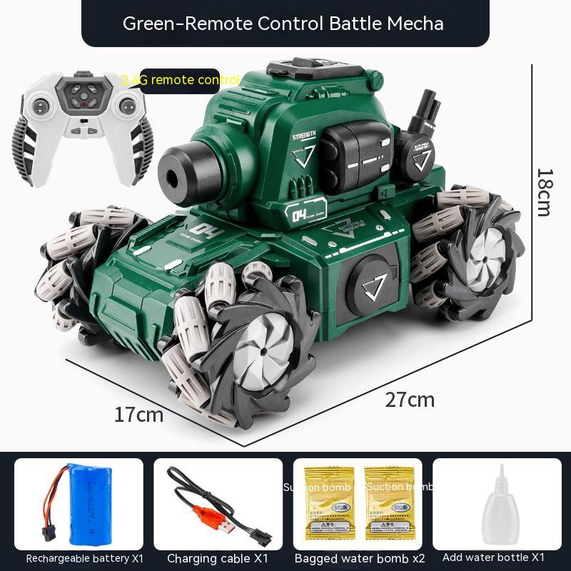 24g Remote Control Tank Children's Lighting Water Bomb Toys - HD Wireless Product #4