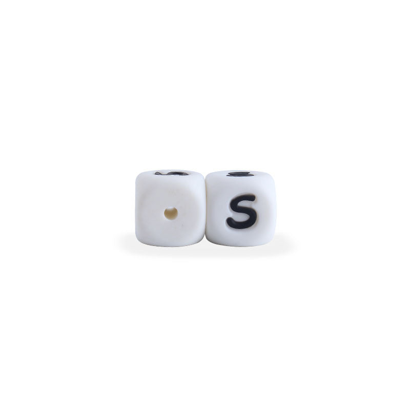 12mm Baby Products 26 Silicone English Alphabet Beads Teeth Accessories - HD Wireless Product #24