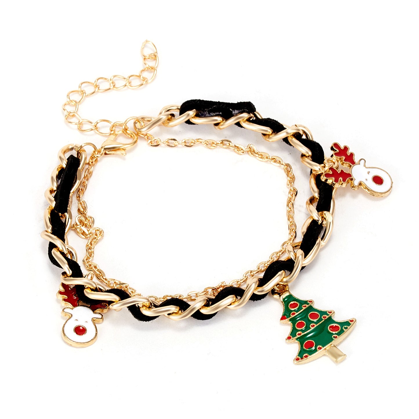 Christmas multi-layer braided bracelet 7731765531842