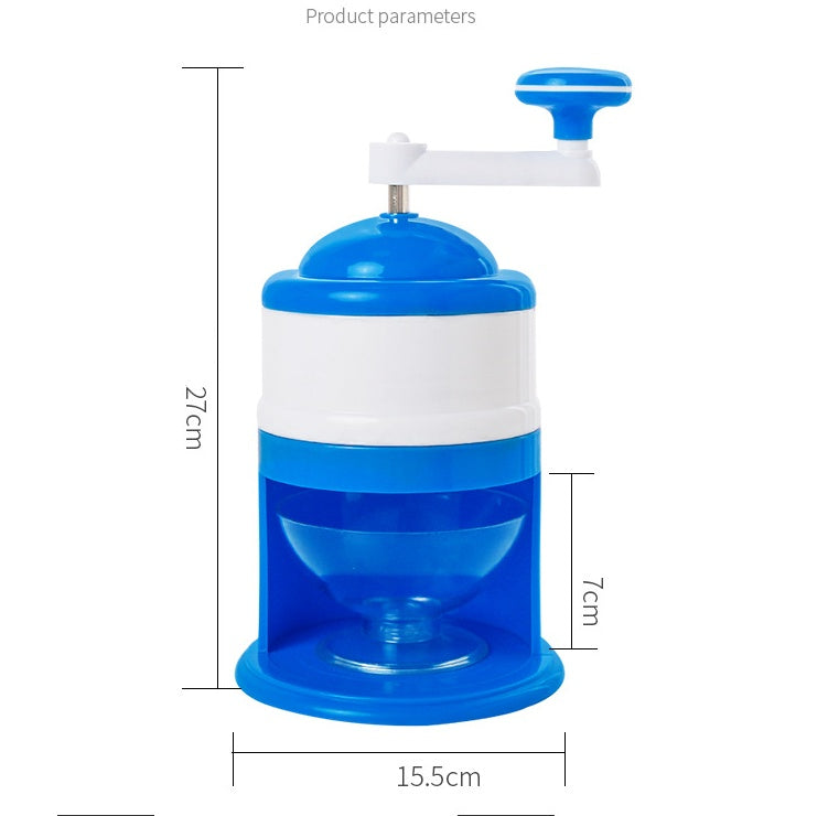Kitchen Manual Household Mini Smoothie Shaved Ice Machine Hand Ice Breaker 7752211512729