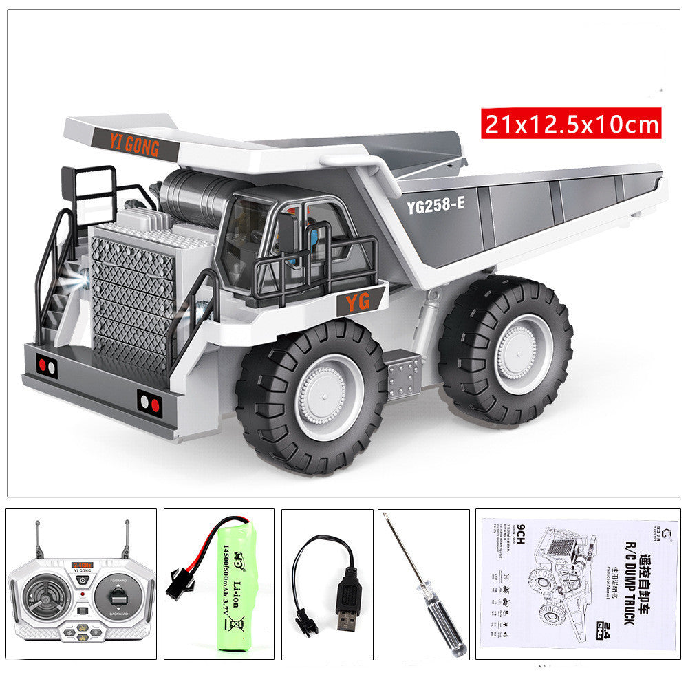 Children's Simple Alloy Charging Excavator Toy Car 7760bd63 178f 4937 b060 4b405f558218