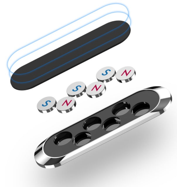 F6 Strip Plate Magnetic Car Phone Holder Stand Magnet Holder For Phone In Car Mount Holder 776124057749