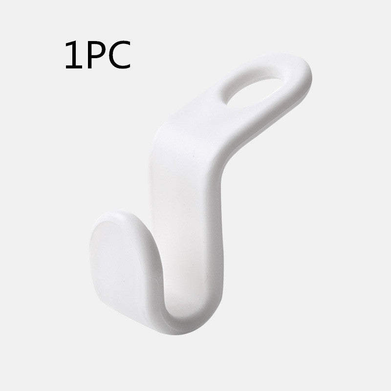 Plastic Closet Stack Hanger Rack Multi-function Wardrobe Space-saving Hanger Hook Coat Hook Bedroom Storage Wardrobe Organize