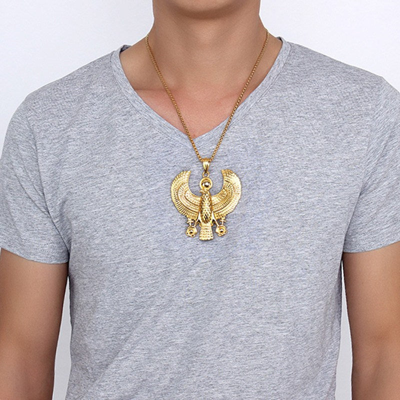 Stainless steel Horus pendant 777993696380