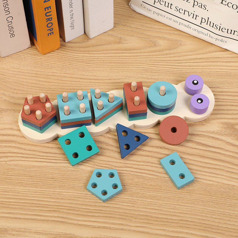 Montessori Early Learning Wooden Set Column 7794302113945
