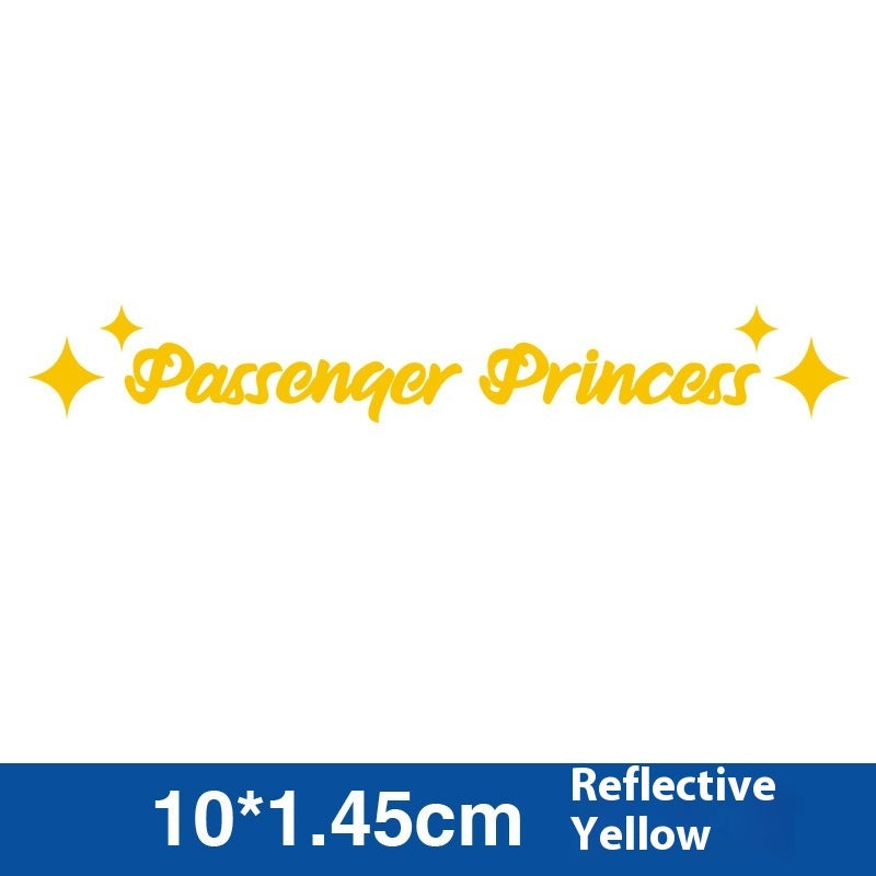 Passenger Princess Special Car Stickers Decorative Reflective 77c614cf 85eb 4046 ad08 bb23b8ce0ac9
