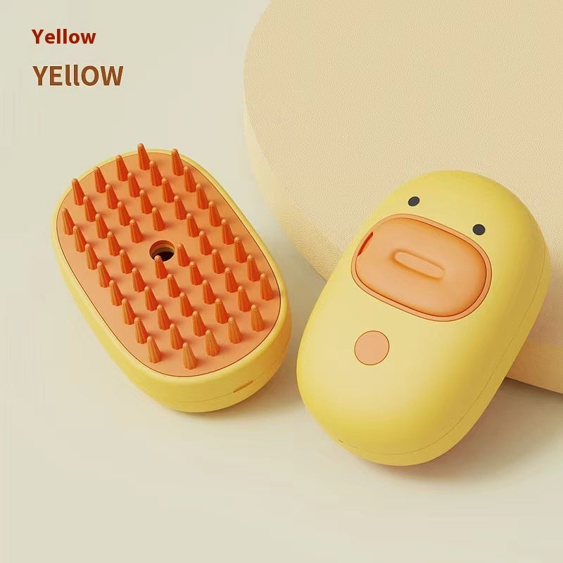 Pet Whale Small Yellow Duck Spray Massage Comb 77f0ce1e 60c5 4043 836d b826b314aabd trans