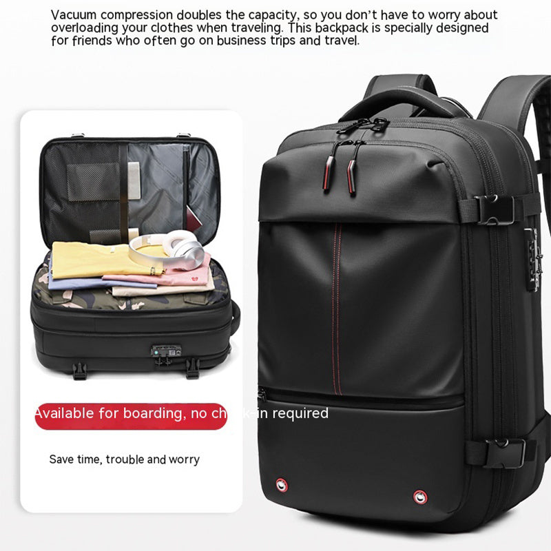Travel Backpack Men's Business Multifunction Computer Bag Vacuum Compression Large-capacity Backpack 780f4d38 af3c 4d08 81fb